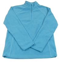 Modrá fleecová mikina