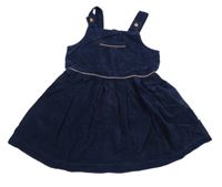 Tmavomodré menšestrové na traké šaty Baker