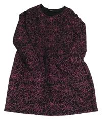 Čierne bavlnené šaty s pavučinami George