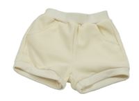 Smotanové rebrované kraťasy