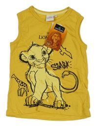 Nové - Horčicové tielko so Simbou - Levíý kráľ Disney