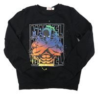 Čierna mikina s Marvel Primark