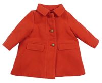 Červený flaušový kabát GAP