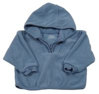 Modrá fleecová mikina s kapucí Primark