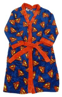 Modro-červený chlupatý se Spidermanem 