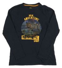 Čierne tričko s dinem