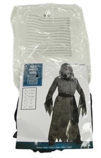 Nové - kostým - tmavošedý plášť s cípy a kapucňou