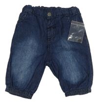 Nové - tmavomodré lehké crop rifle 