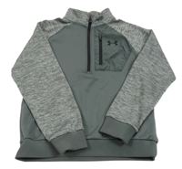 Šedá melírovaná thermo funkční mikina Under Armour