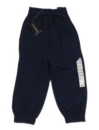 Nové - tmavomodré tepláky s bílým pruhem dunnes