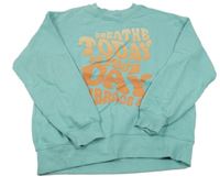 Svetlomodrá mikina s nápismi H&M