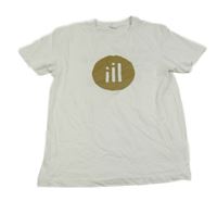 Biele ľahké tričko s potlačou