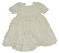 Bílé šifonové vzorované šaty Reserved