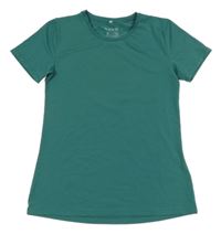 Tmavozelené sportovní tričko H&M