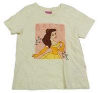 Svetložlté tričko s Belle Disney