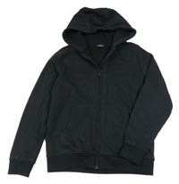 Čierna prepínaci mikina s kapucňou Next