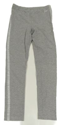 Šedé legíny s třpytivým pruhem S. Oliver