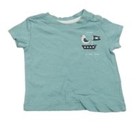 Modré tričko s rackem Lupilu