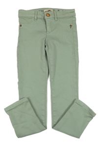 Svetlozelené skinny rifle