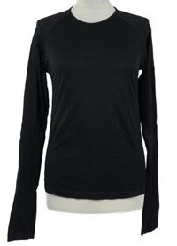 Pánske čierne športové funkčné tričko H&M