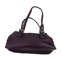 Nové - Dámská purpurová koženková kabelka do ruky Tommy & Kate