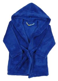 Modrý chlupatý župan s kapucí Early Days