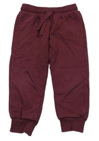 Vínové tepláky H&M