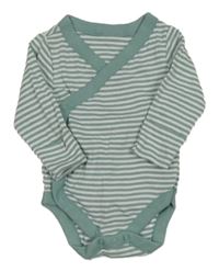 Zeleno-bílé pruhované body M&S