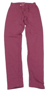 Vínové teplákové legíny Lily & Dan