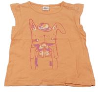 Lososové tričko s králikom Papagino