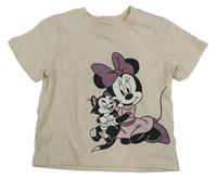 Béžové tričko s Minnie H&M