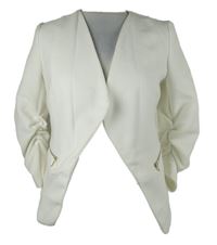 Dámský smetanový sakový cardigan H&M