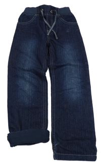 Tmavomodré podšité rifle Lupilu