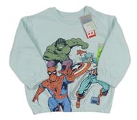 Nové - světlemodrá mikina s Avengers PRIMARK