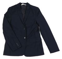Tmavomodré společenské sako H&M
