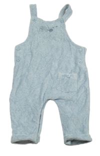 Svetlomodré zamatové na traké nohavice so slonmi Next