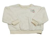 Pudrovo-farebná melírovaná oversize mikina Hampton Bays