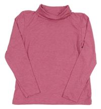 Ružové funkčné športové tričko s rolákom Crane