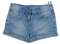 Modré rifľové kraťasy C&A