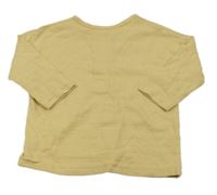 Béžové pruhované triko Tu