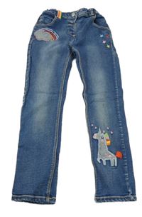 Modré rifle s jednorožcem Next