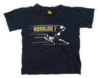 Tmavomodré fotbalové tričko Ronaldo