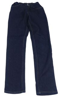 Tmavomodré skinny fit rifle H&M