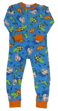 Modro-oranžový overal s Peppa Pig George