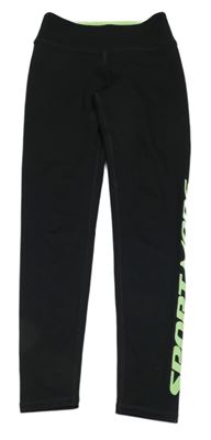 Černé sportovní legíny H&M