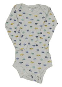 Bílé body s autíčky impidimpi 