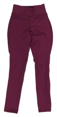 Vínové funkční jezdecké legíny s protiskluzem Equilibre