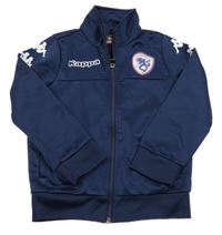 Tmavomodrá prepínaci športová mikina so znakom Kappa