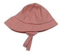 Starorůžový nepromokavý klobouk HEMA