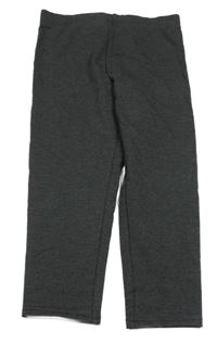 Tmavosivé melírované capri teplákové teplákové legíny alive